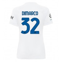 Camisa de time de futebol Inter Milan Federico Dimarco #32 Replicas 2º Equipamento Feminina 2023-24 Manga Curta